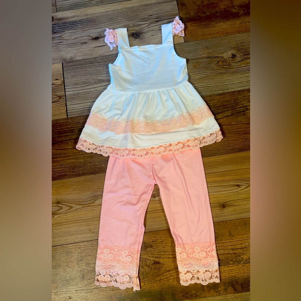 Lace Tank Top Set, First Shot Farms Clothing Co, Boots Bows & Mudpies Boutique